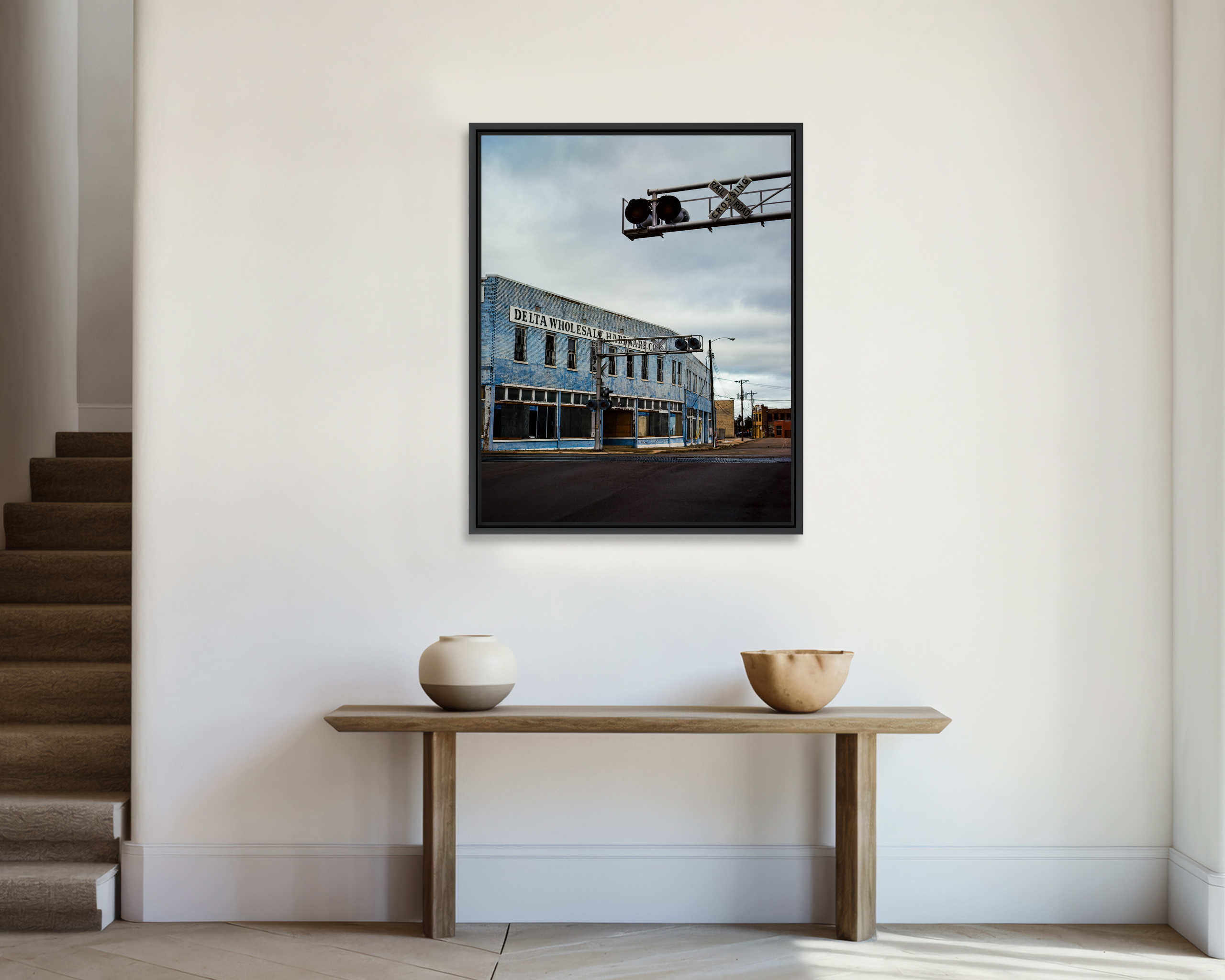 DELTA Un immeuble abandonné, ancien grossiste quincailler, dans le Delta du Mississippi, lieu de naissance du blues aux États-Unis.