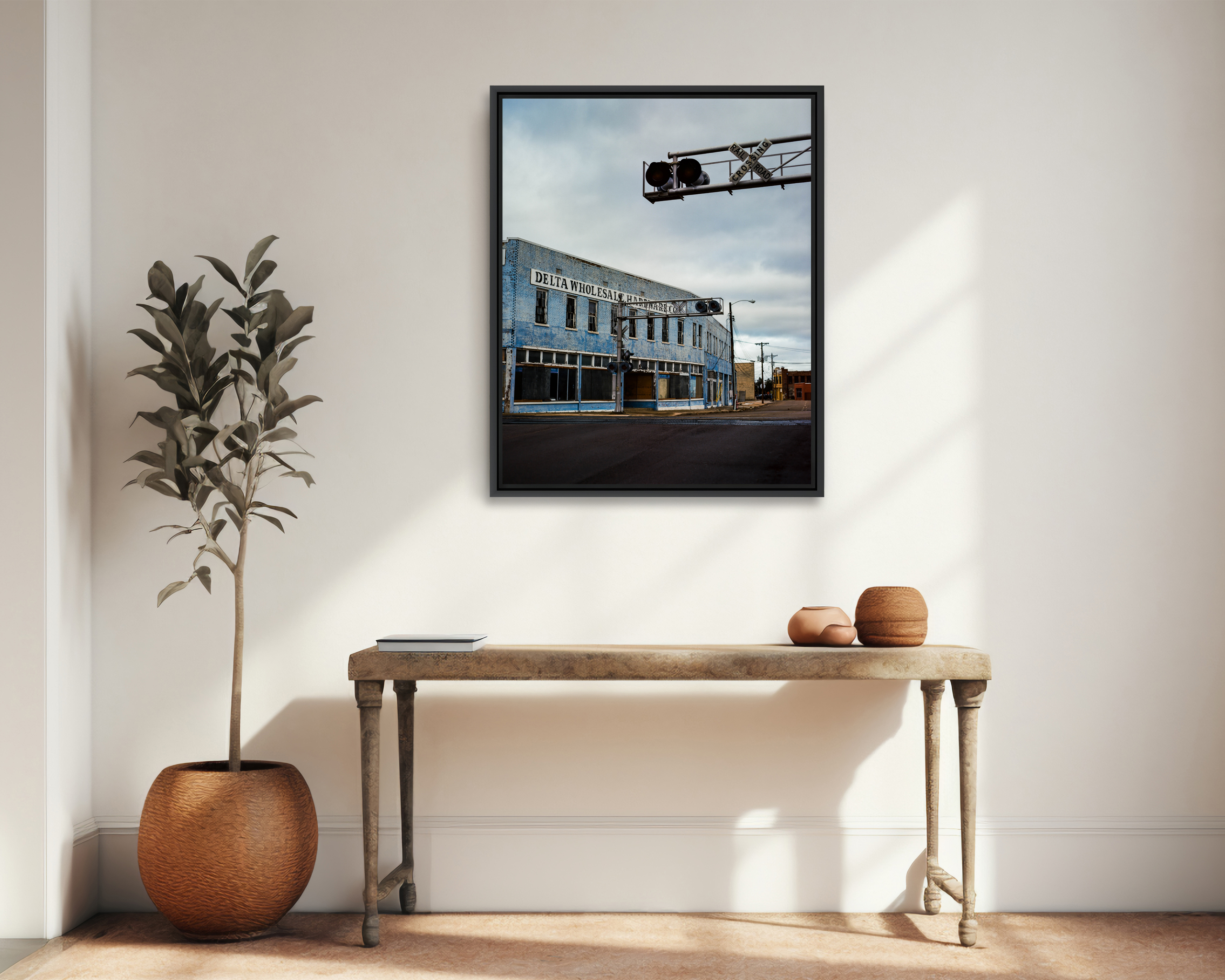 DELTA Un immeuble abandonné, ancien grossiste quincailler, dans le Delta du Mississippi, lieu de naissance du blues aux États-Unis.