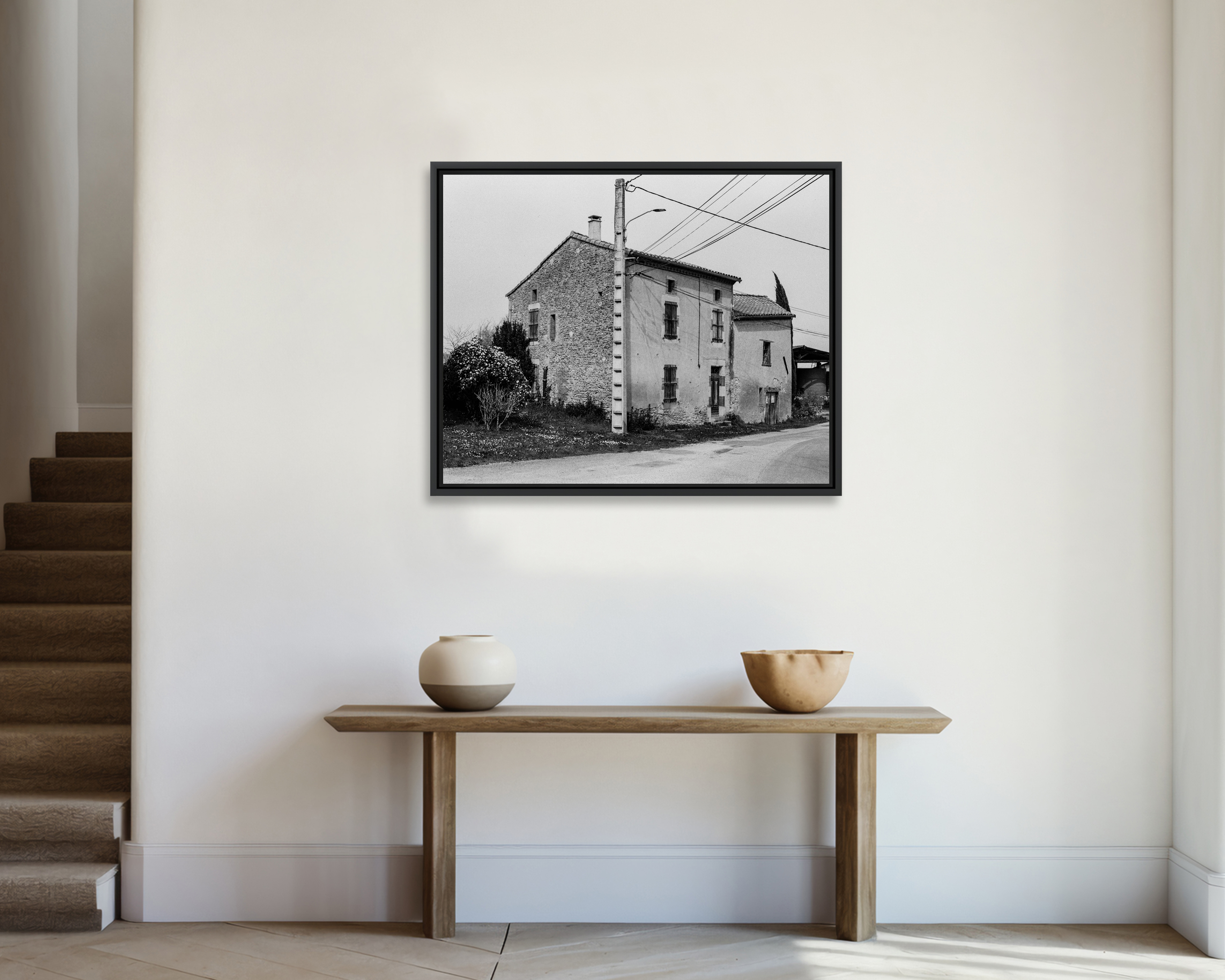 Le Pujol Vieille maison du Tarn dans un village en haut d'une colline.